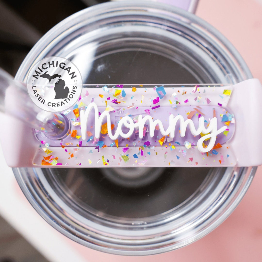 Tumbler Personalized Tag, Acrylic Water Bottle Tag, Stanley Accessories ...