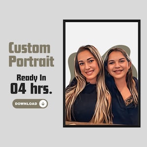 Mothers Day Custom Portrait, Family Portraits, Customize Digital Illustration, Mother’s Day Gift, Unique Artwork for Mom, Pet Illustration