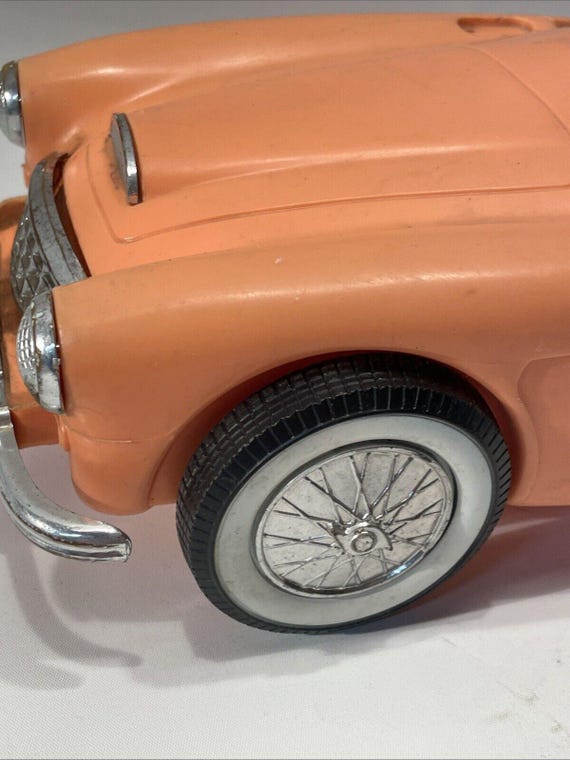 Vintage 1962 BARBIE 18” Austin Healey Irwin Mattel Convertible 1st