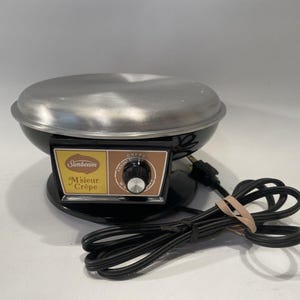 Sunbeam M&#39;sieur Crepe Vintage Crepe Maker Working Condition