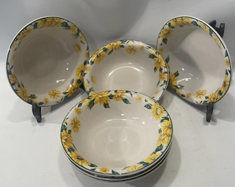 1 tazón para sopa Tender Heart Treasure Sunflower Coupe de 7 1/4"