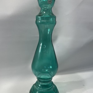 Rare Green Vidrios San Miguel Recycled Glass Decorative Vase Spain 21.5&quot; Tall