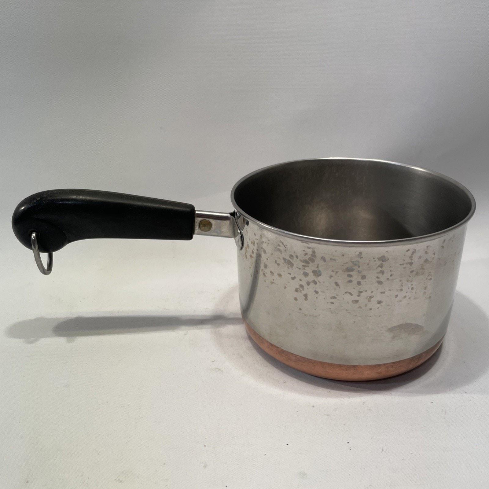 revere wareアメリカ製ヴィンテージ銅製サーブパン希少モデル Amazon.com: Vintage Revere Ware 9 Inch Saucepan Skillet USA: Home