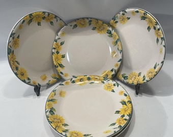 1x Plato llano Tender Heart Treasure Sunflower Coupe de 10 1/4"