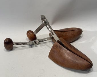 Hormas de madera con punta dividida Florsheim vintage ajustables