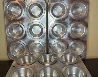 3 X Rema Insulated 6 Cupcake Muffin Pan Bakeware