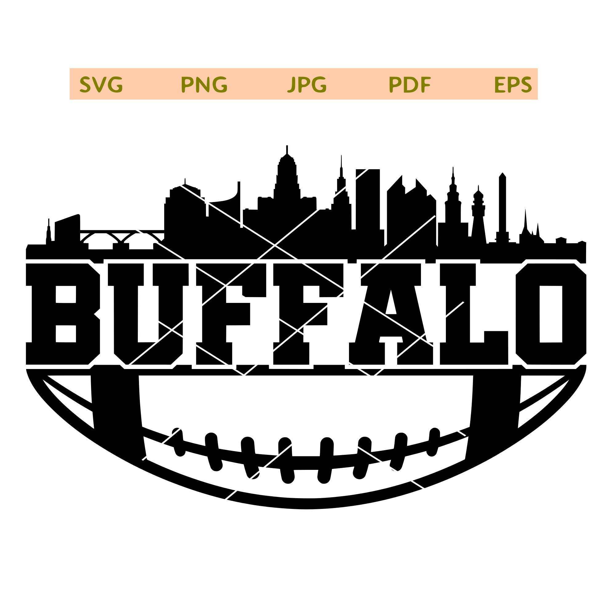 Sports Cricut, Sports Cut Files Bills SVG JPG PNG Eps Pdf Perfect for