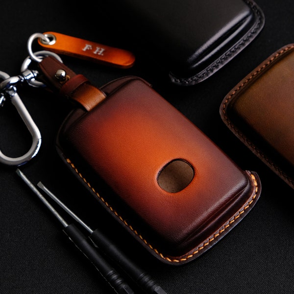 Leather Key Fob Cover For Mazda CX3, Personalised Key Case Fit For Mazda 3 6 Cx-3 Cx-5 Cx-9 Mx-5, Mazda Key Protector, Mazda CX3 Accessories