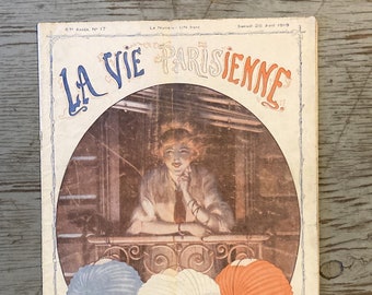 Vintage La Vie Parisienne Magazine - April 1919 - 57 Annee, No. 19