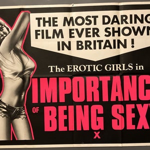 Importance of Being Sexy - Vintage Original Quad Film Poster