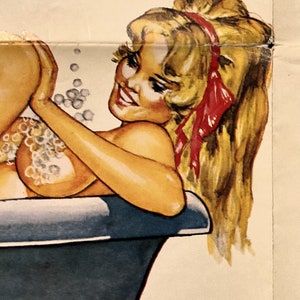 Adventures of a Plumber's Mate - Vintage Original Quad Film Poster image 3