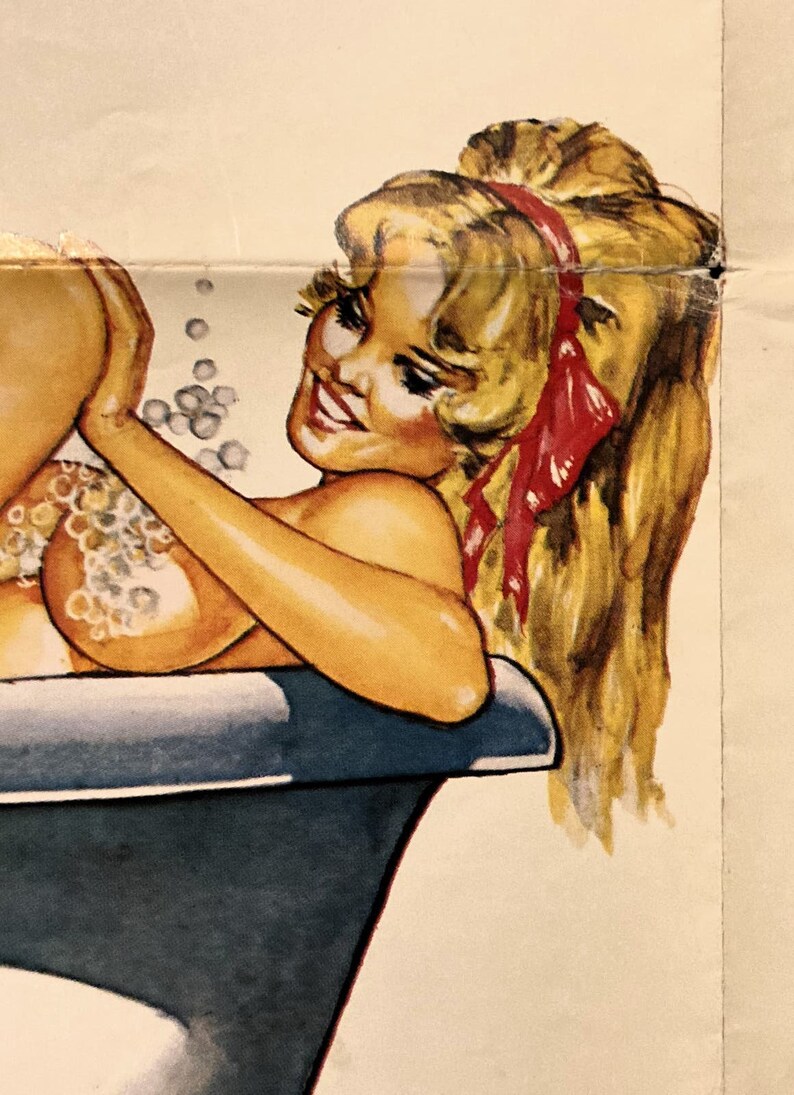 Adventures of a Plumber's Mate - Vintage Original Quad Film Poster image 3