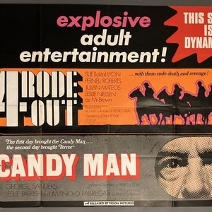 4 Rode Out/Candy Man - &quot;Double Feature - Original Poster