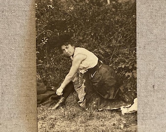 Vintage Risqué Photo Postcard - ORIGINAL - 9. Parisiennes fin de siècle