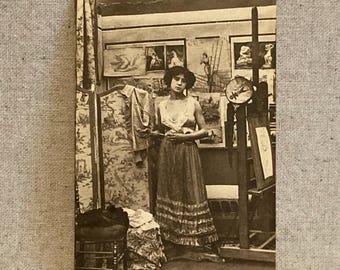 Vintage Risqué Photo Postcard - ORIGINAL - 16. Parisiennes fin de siècle