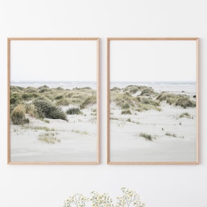 Neutral Beach Wall Art, 2 piece wall art, Beach Print, Coastal Art, Beachy Prints, Boho Decor, Beach House Wall Art, Ocean Picture,