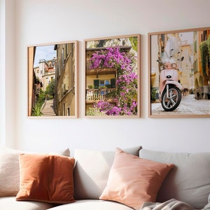Italy Set of 3, Italy City Art , Italy Wall Art Print, City Photography, 3 Pieces Wall Art