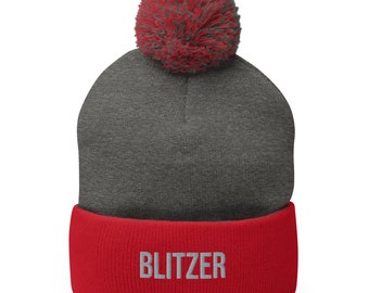 Paddle Blitzer Pom-Pom Beanie (Embroidered)