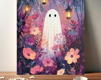 Geister Garten Puzzle - Verzauberter Wald - Zauberhaftes Geschenk für Fantasy und Halloween Liebhaber (110, 252, 520, 1014 Teile)