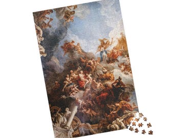 ミケランジェロの天国のフレスコ画パズル - 壮大な芸術作品