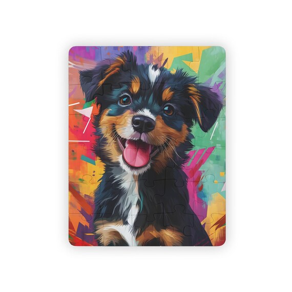 Dog Jigsaw Puzzle 4 X 4 Bulk 50 Pc. Color Your Own Sea Life Jigsaw ...