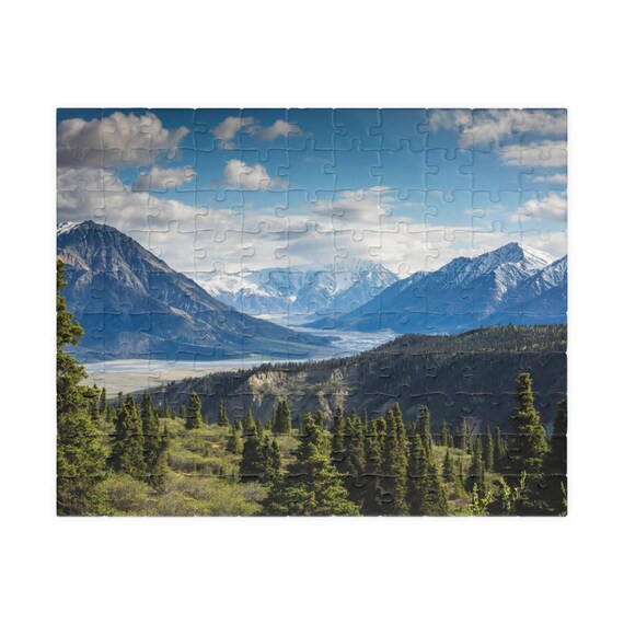 Yukon Valley Panorama Puzzle - Breathtaking Mountain