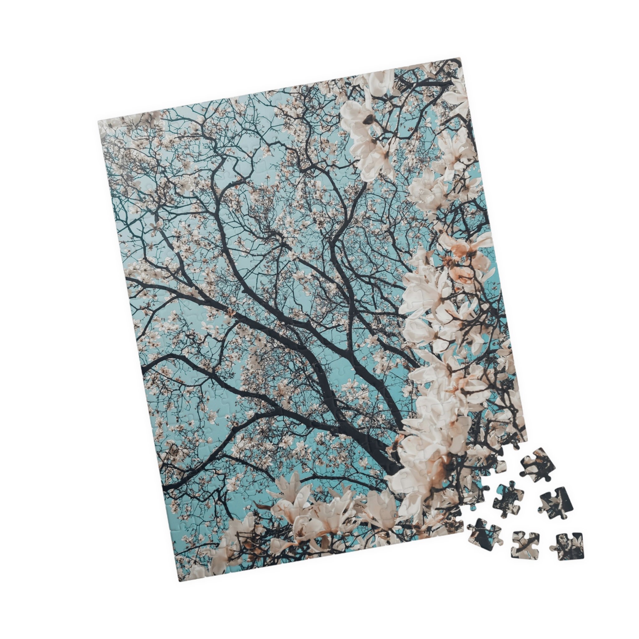 Blossoming Sakura Tree Puzzle - Stunning Springtime Bloom