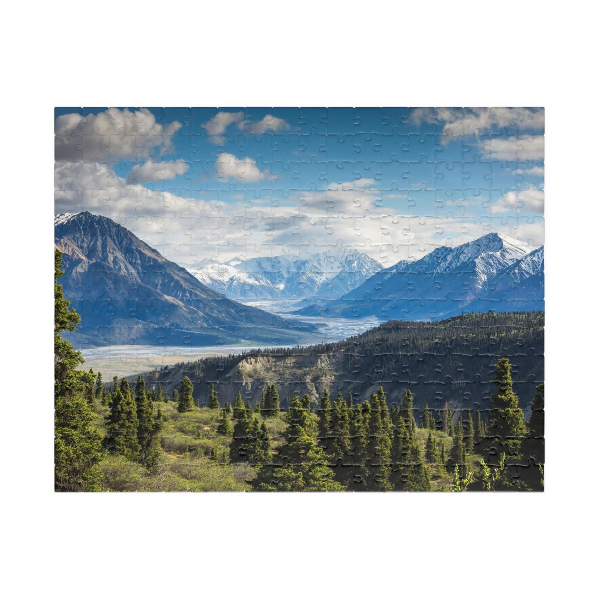 Yukon Valley Panorama Puzzle - Breathtaking Mountain