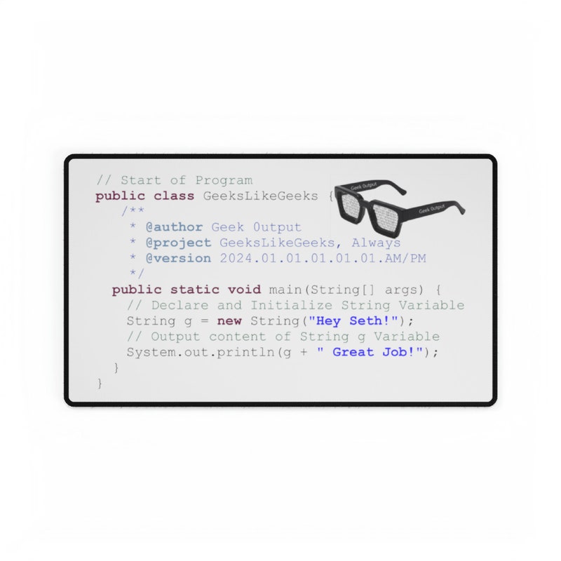 Coding Desk Mat - Etsy