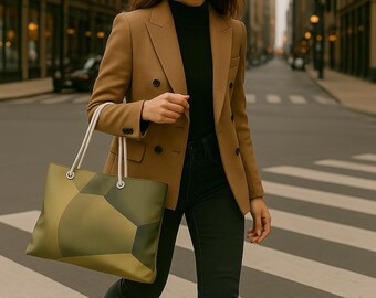 Bolso de fin de semana en dorado oscuro, elegante bolso de mano para llevar todo el fin de semana: versátil y moderno, un regalo imprescindible para las mujeres en movimiento