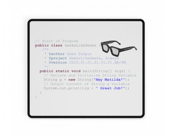 Boost Employee Morale, Gift a Computer Desk Mat to say Great Job, a Code Snippet Design Personalized to Express Appreciation to a Developer