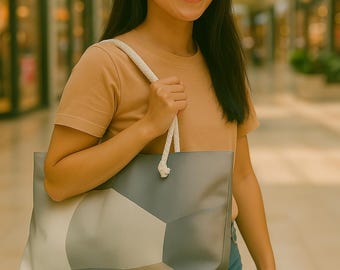 Bolso de fin de semana en plata oscura, elegante y versátil: sofisticación atemporal, bolso grande para todas sus cosas.