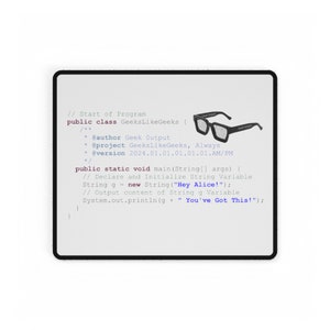 You've Got This Gift to Programmer from Manager, a Morale Boost Personalized on a Computer Desk Mat, Scripted and Compiled for a Developer