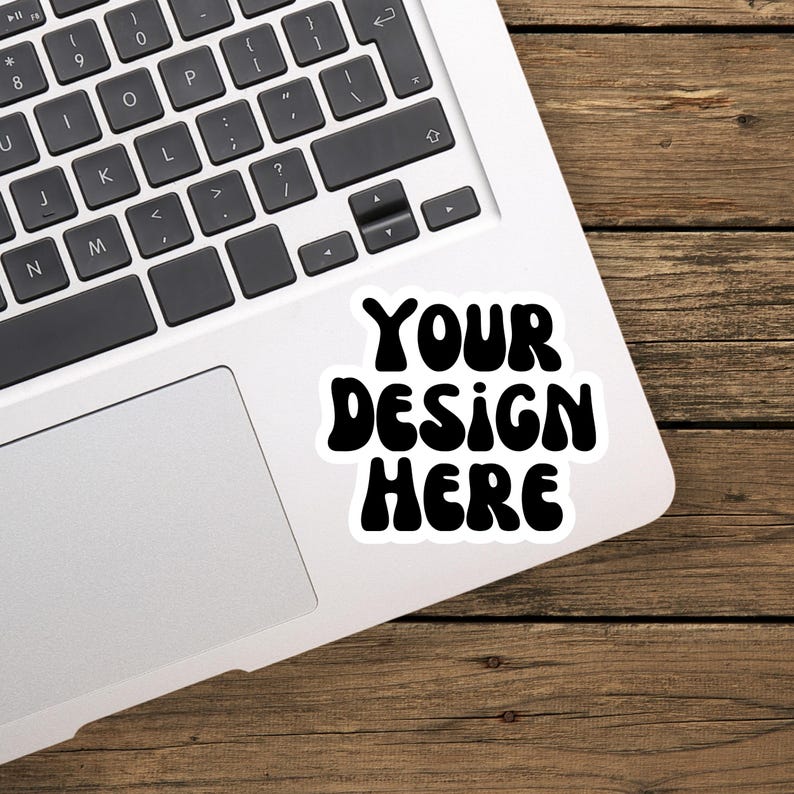 Sticker Mockup Bundle 50 Sticker Mockups, Drag & Drop Canva Templates, POD Sticker Mockups, Laptop Phone Packaging Mockups Backgrounds image 2