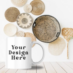 100+ platt lay mockup-paket png digitala bakgrunder för Canva och POD bohemisk blommig minimalistisk rustik bordsskiva bänkskiva mysig stuga kärna bild 3