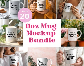 20+ White Ceramic Mug Mockup Bundle White Mug Plain Mockup Coffee Mug Mockup Ceramic Mug 11oz White Cup Mockup Bundle Lifestyle Home Office