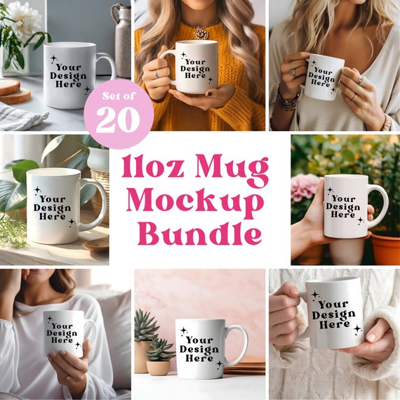 20+ White Ceramic Mug Mockup Bundle White Mug Plain Mockup Coffee Mug Mockup Ceramic Mug 11oz White Cup Mockup Bundle Lifestyle Home Office