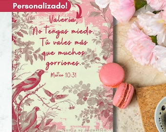 JW libreta para hermanas; No hay vida mejor; JW cuaderno para precursoras; Regalo inspirado por Mateo 10:31; JW spanish gifts; jw.org gifts