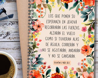 JW Spanish notebook; Cuaderno para notas en reuniones, asambleas, ministerio. TJ Regalo. JW Regalo para precursores, estudios, publicadores.