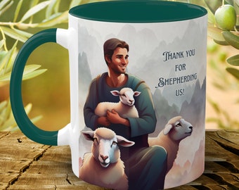JW Elder Coffee Mug Gift for JW Elders; Thank you for Shepherding Us! 1 Peter 5:2; Elder Appreciation Gift; Coffee cup gift for jw.org elder