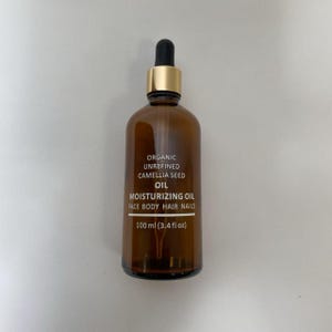 Bio-Kamelienöl für Gesicht, Haare, Körperfeuchtigkeitscreme 100% rein, kaltgepresst, 100ml, 50ml