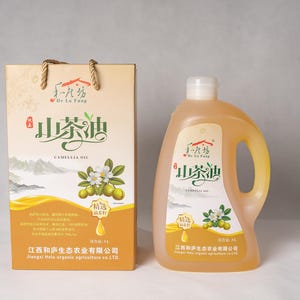Organic Cold-Pressed Camellia Seed Oil, 100% Pure Natural, Unrefined, Extra Virgin, 3L/104 OZ