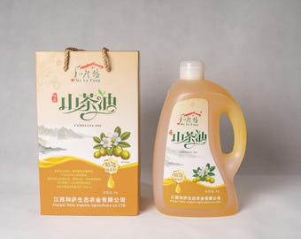 He Lu Fang Camellia Seed Oil – Cold Pressed-Extra Virgin and Food-Grade, 3L