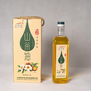 Organic Cold-Pressed Camellia Seed Oil, 100% Pure Natural, Unrefined, Extra Virgin, 1L/34OZ