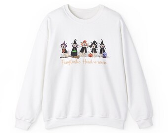 Fangtastic Howl-o-ween Sweater, Crewneck Sweatshirt