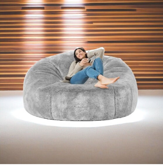 Wool Bean Bag Armchair