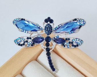 2,3 inch Dragonfly hanger Bee broche, Art decor broche, trui broche, bruiloft boeket broche, gift voor haar