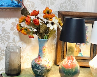 手作り陶器の花瓶ランプ：ワイヤレスUSB充電式ランプシェード - Etsy 日本