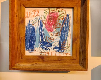 Retrato de hombre abstracto, pintura al óleo, decoración de pared moderna