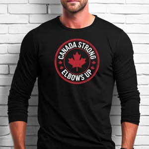 Vintage Canada Hockeyshirt met lange mouwen, Canadian Maple Leaf T-shirt